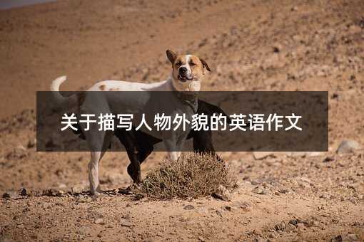 关于描写人物外貌的英语作文