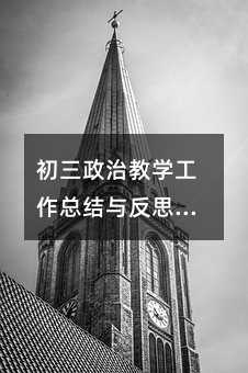 初三政治教学工作总结与反思(19)